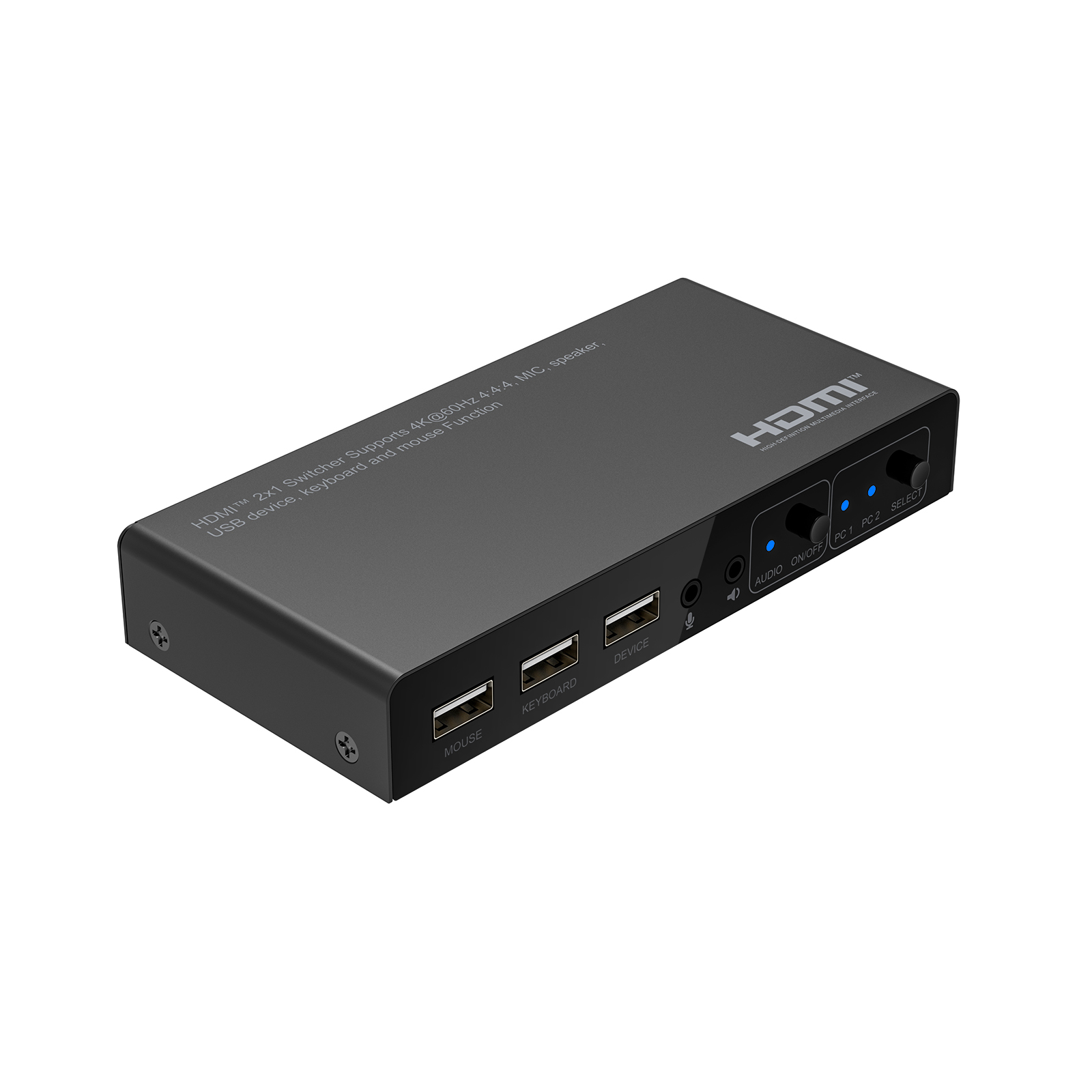 Switch 4×1 HDMI 2.0 18G 4k@60hz,KMA: Tastiera Mouse Speaker